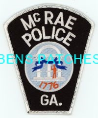 GEORGIA,MCRAE POLICE 2